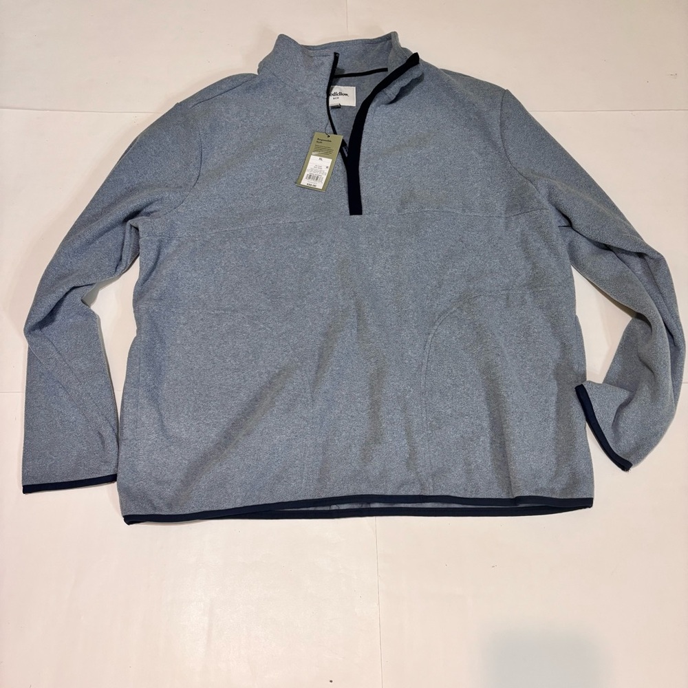 Goodfellow & Co Men's Light Blue Zip-Up Sweater